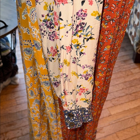 NATURAL LIFE - ESME Floral Patchwork Long Sleeve Shirt Dress - Size XL - NWOT - Picture 7 of 9